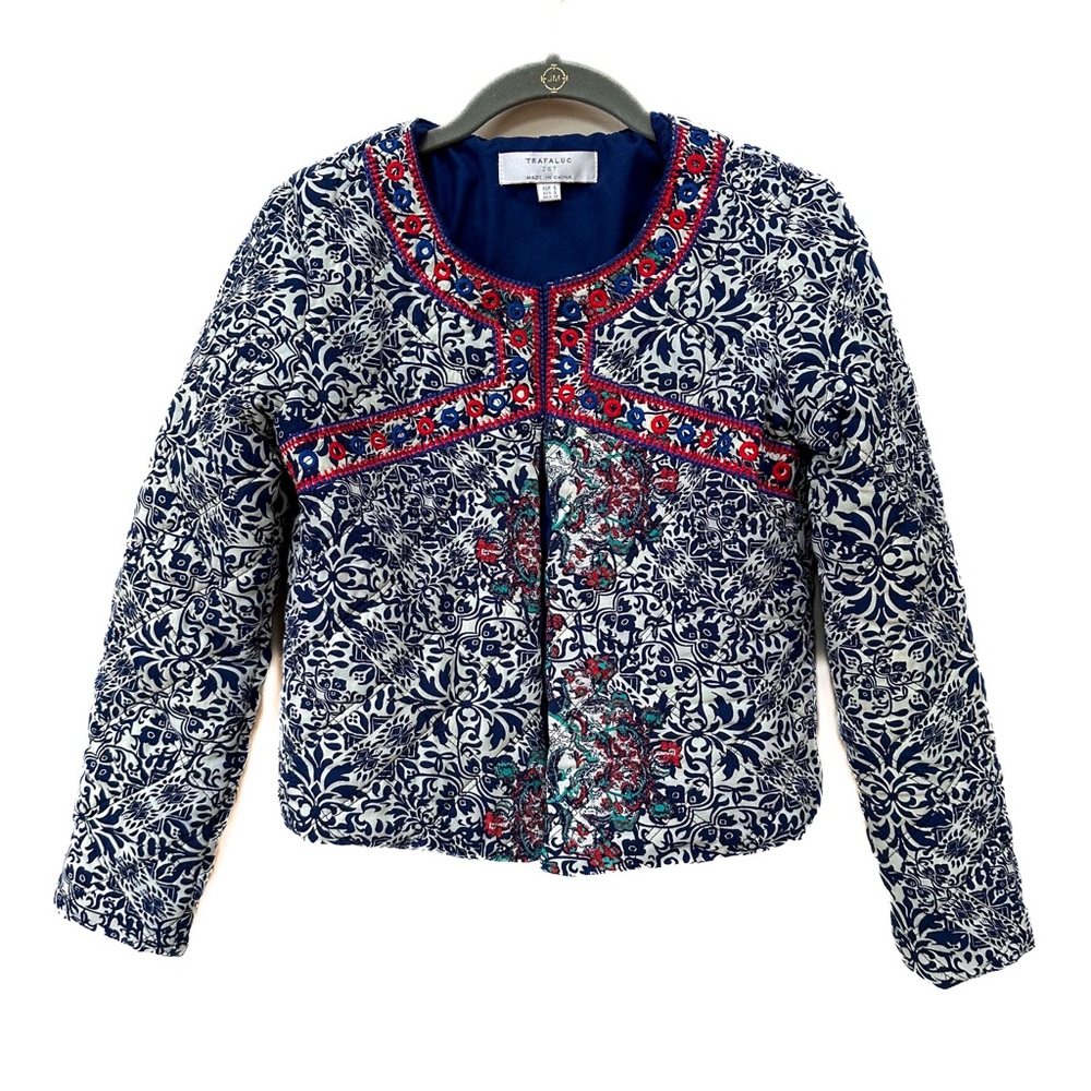 Quilted jacket / cardigan by TRAFALUC. Very Boho